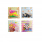 CAUCHOS COLORES SURTIDO ESTAMPADOS DK-3155 (PQTX12)