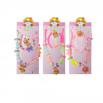 COLLAR + PULSERA Y ANILLO CAPIBARA DK-3171 (PQTX12)