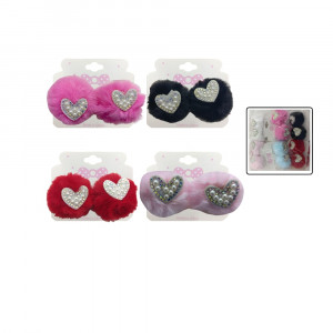 COLEROS PON PON CORAZON (PQTX6)