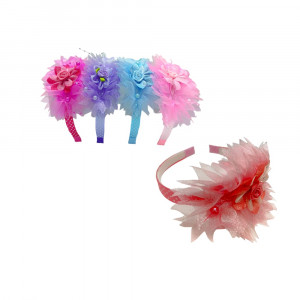 DIADEMA FLOR PERLA COLORES DK-3292-5 (PQTX12)