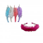 DIADEMA NIÑA CORONA MURANO ENCAJE DK-3294-1 (PQTX12)