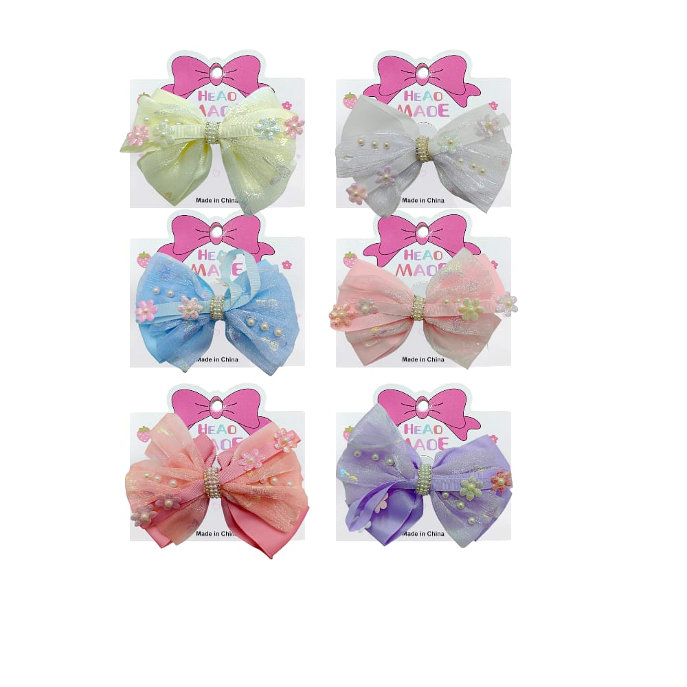 PINZA MOÑO GD FLORES DK-3309 (PQTX12)