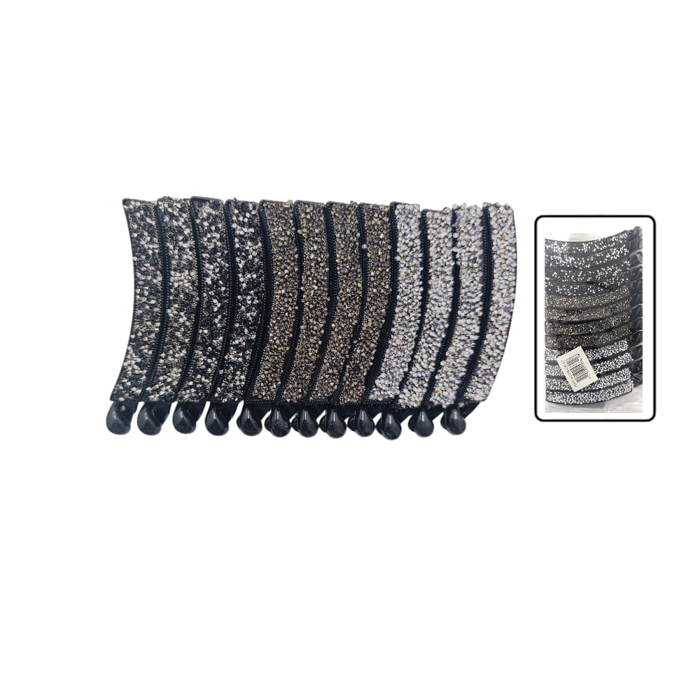 GANCHO BANANA NEGRO DK-3322-7 (PQX12)