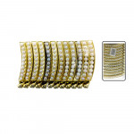 GANCHO BANANA PERLA GD DORADO DK-3322-9 (PQTX12)