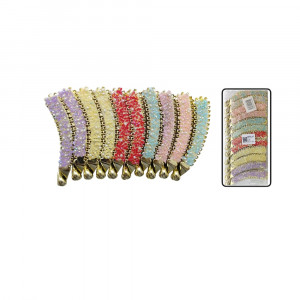 GANCHO BANANA MD COLORES PASTEL DK-3323-1 (PQX12)