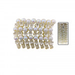 GANCHO BANANA GD PERLA APLIQUE FLOR DK-3327-4 (PQX12)