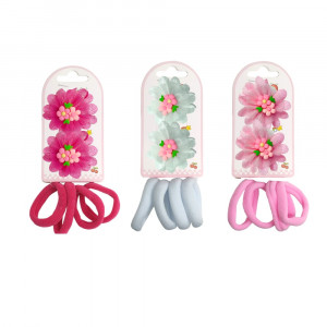 SET DE PINZAS FLOR + COLEROS DK-3374-1 (PQTX12)