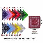 PAÑOLETA ALGODON PQTX12 SURTIDO EN COLORES DK-484 (PQTX12)