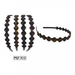 DIADEMA ROSA TIPO CAREI DK-5031 (PQTX12)