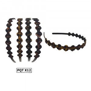 DIADEMA ROSA TIPO CAREI DK-5031 (PQTX12)