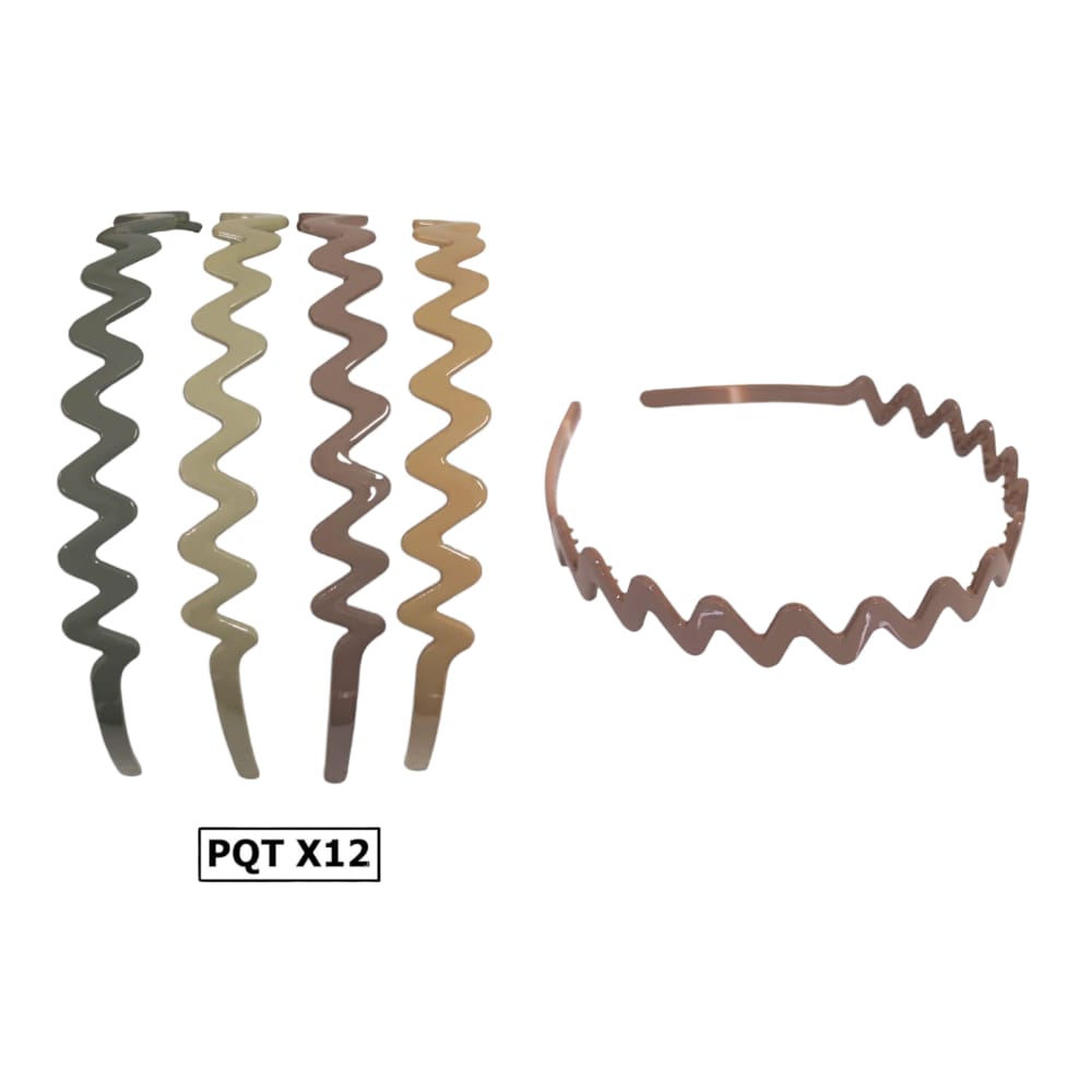 DIADEMA ZIG-ZAG COLORES DK-5045A699 (PQTX12)