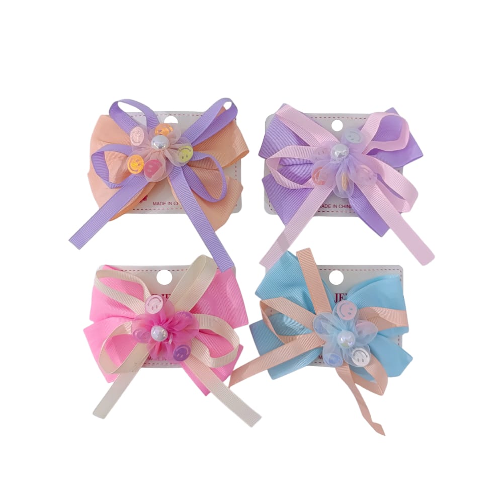 PINZA MOÑO PASTEL CARITAS L2774-3 (PQTX12)