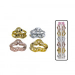 CAIMAN METALIZADO CORAZON (PQTX12)