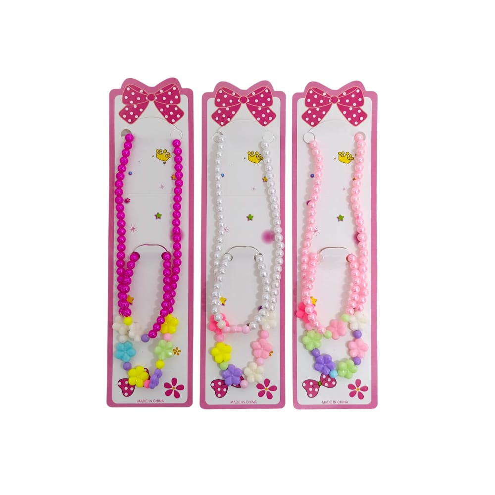 COLLAR+PULSERA FLOR ZAF767 (PQTX12)