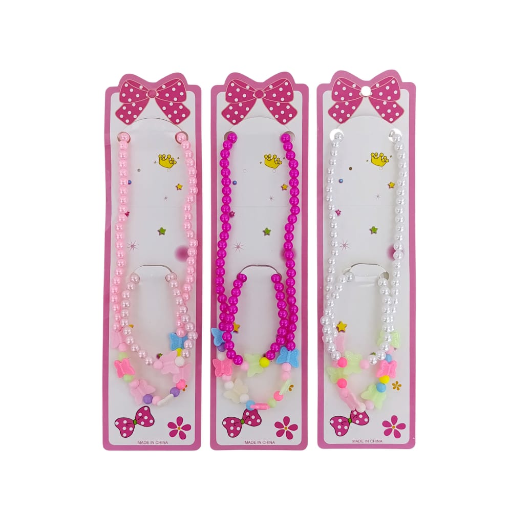 COLLAR+PULSERA MARIPOSA ZAF771 (PQTX12)