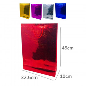 DZ.BOLSA REGALO HOLOGRAMA EXTRA JUMBO 45X32.5X10CM BMR-385