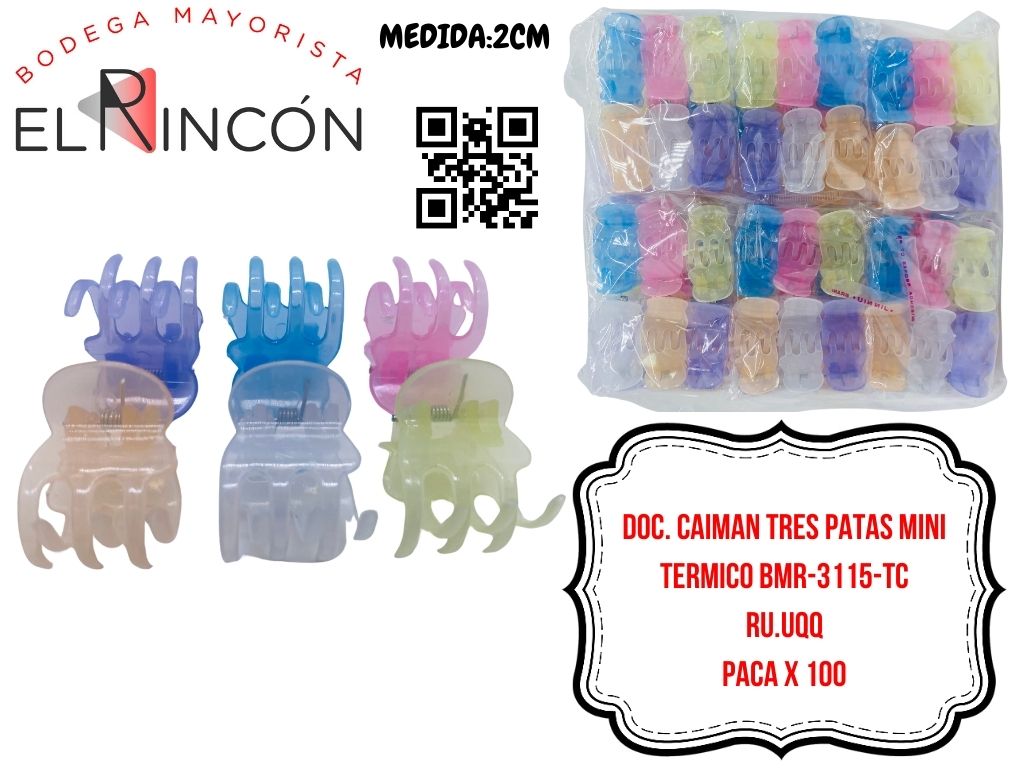 DOC. CAIMAN TRES PATAS MINI TERMICO BMR-3115-TC