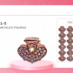 DZ. CAIMAN METALICO FIGURAS BMR-3971-5