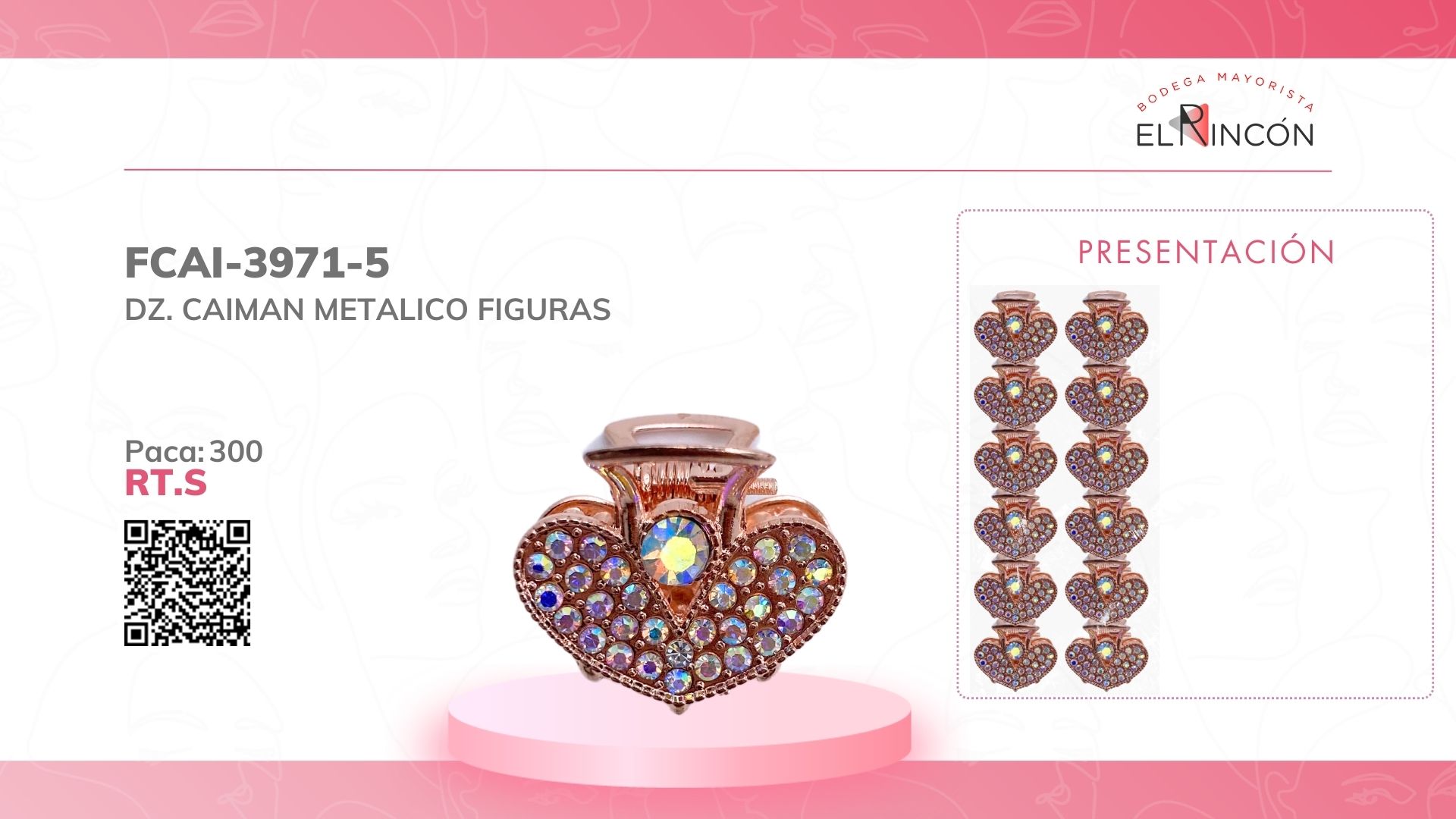 DZ. CAIMAN METALICO FIGURAS BMR-3971-5