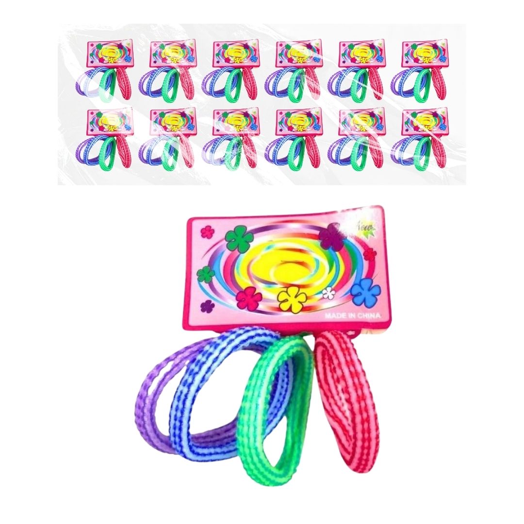 PQTE CAUCHO LICRA MULTICOLOR*48PCS BMR-2063-5