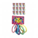 PQTE. CAUCHO LICRA PASTEL*72PCS BMR-2072-10