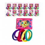 PQTE. CAUCHO LICRA MULTICOLOR*72PCS BMR-2072-4