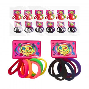 PQTE. CAUCHO LICRA MULTICOLOR*72PCS BMR-2072-8