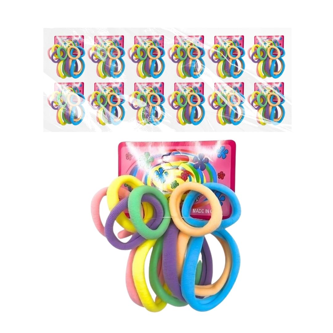 PQTE. CAUCHO LICRA PASTEL*144PCS BMR-2073-10