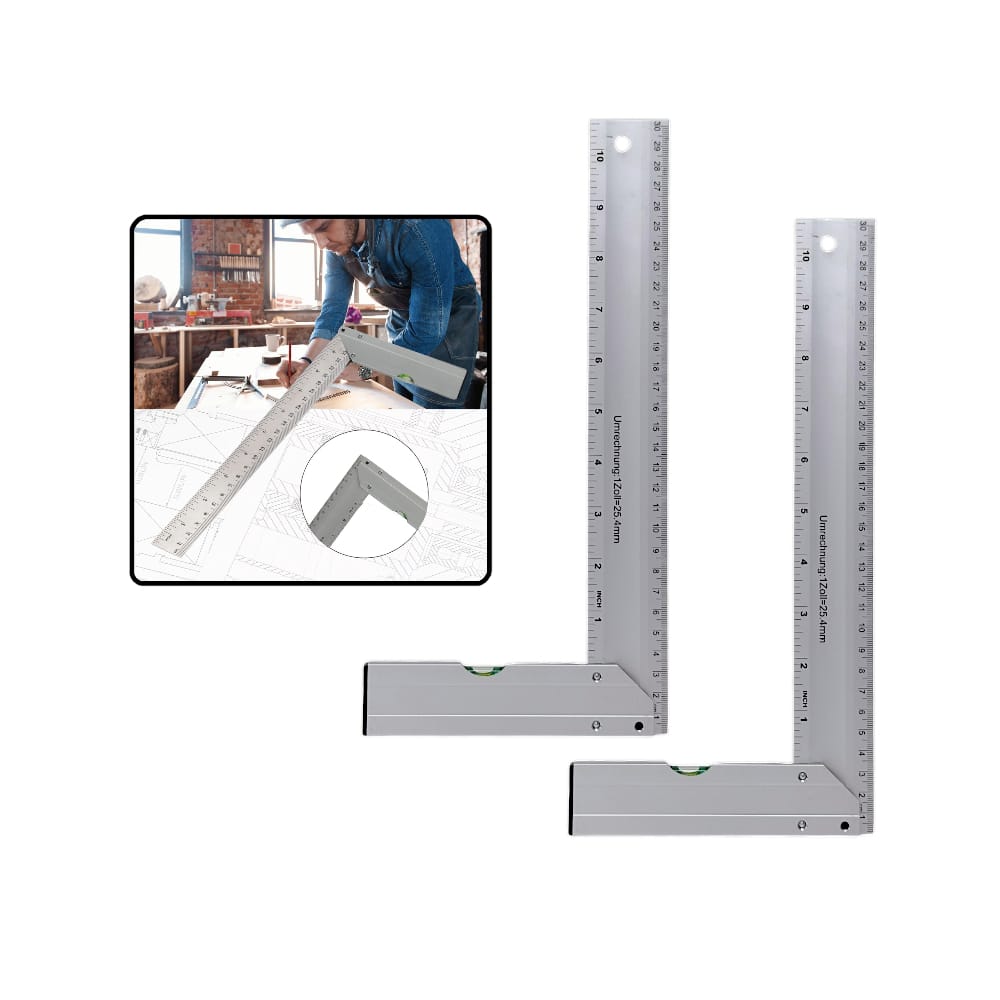 REGLA ESCUADRA FINA 30CM DK-2122