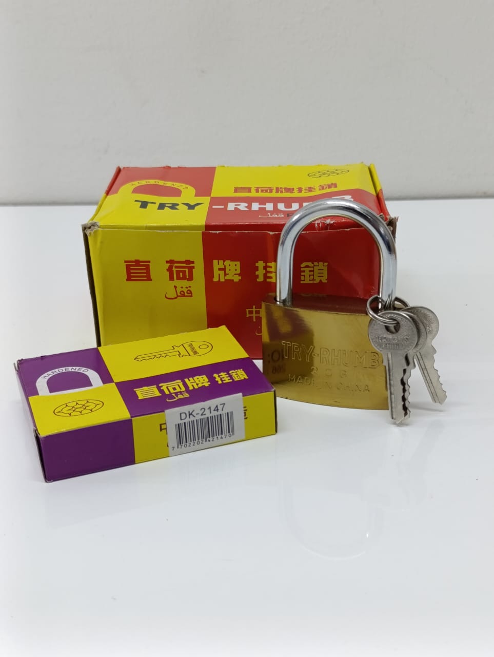 CANDADO EN CAJA 63MM DK-2147 (CJAX6)