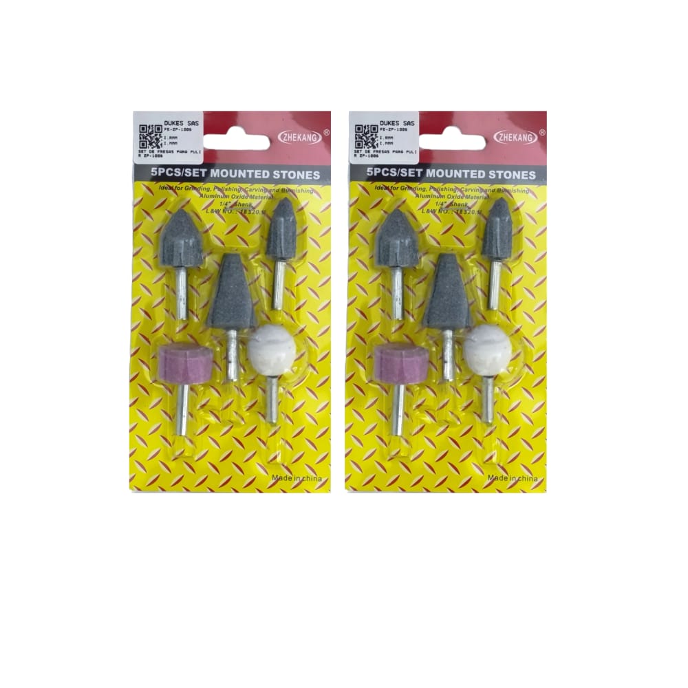 SET DE FRESAS PARA PULIR X5 PCS DK-ZP-1006