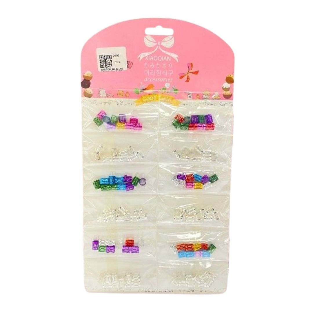 CARTON ANILLOS PARA EL CABELLO*12PCS BMR-2092