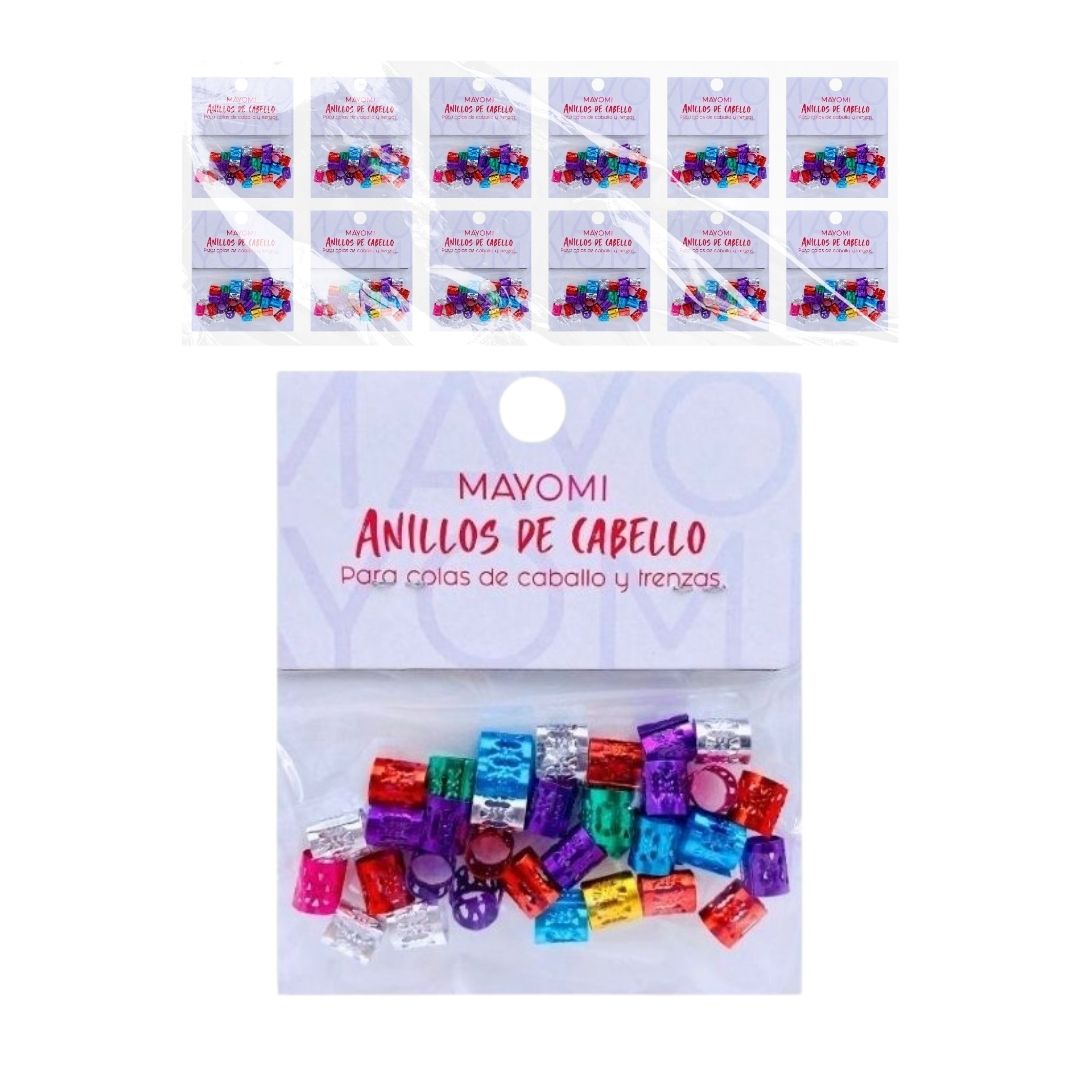 DOC. ANILLO PARA EL PELO COLORES MAYOMI BMR-752-C