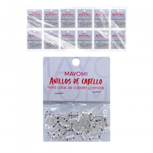 DOC. ANILLO PARA EL PELO PLATEADO MAYOMI BMR-752-P