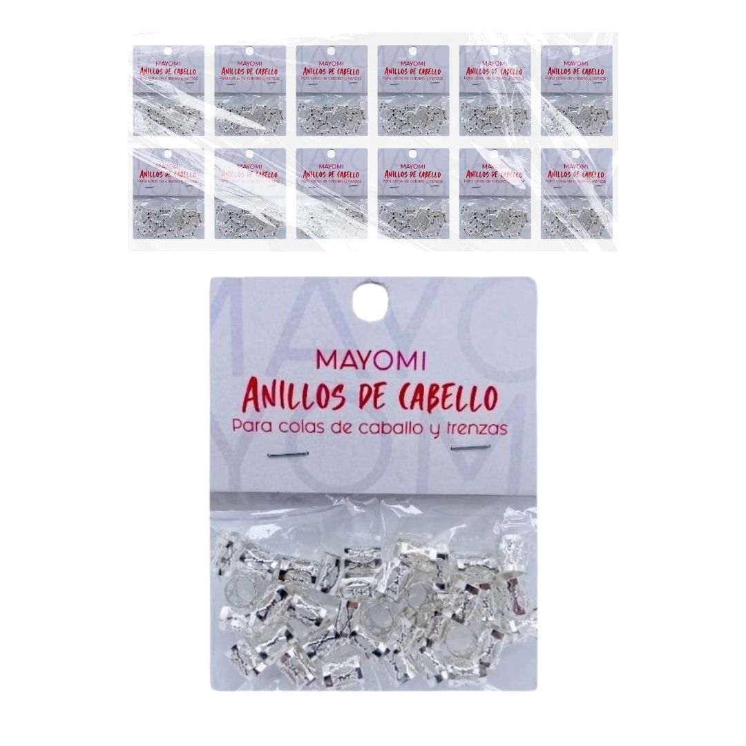 DOC. ANILLO PARA EL PELO PLATEADO MAYOMI BMR-752-P