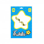 GLOBO PARA COLA SIRENA 18" DORADO (PQTX25)