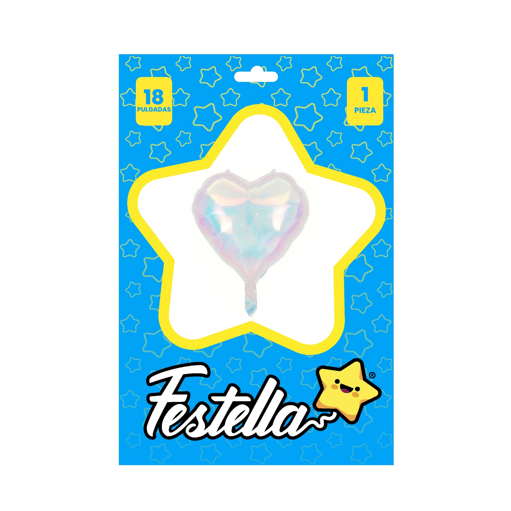 GLOBO CORAZON TORNASOL 18" (PQTX25)