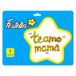 GLOBO TE AMO MAMA DORADO(PQTX12)