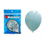 GLOBO DE LATEX FUSION AZUL HIELO R12X12 (PQTX12)´