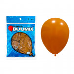 GLOBO DE LATEX FUSION CARAMELO R12X12 (PQTX12)´