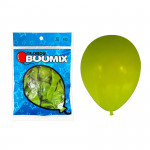 GLOBO DE LATEX FUSION VERDE OLIVA R12X12 (PQTX12)´