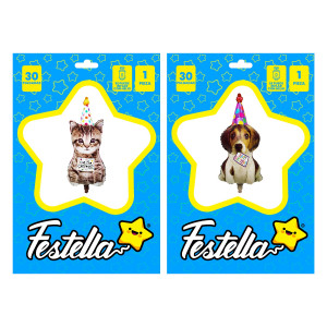 GLOBO MASCOTA 30" (PQTX25)