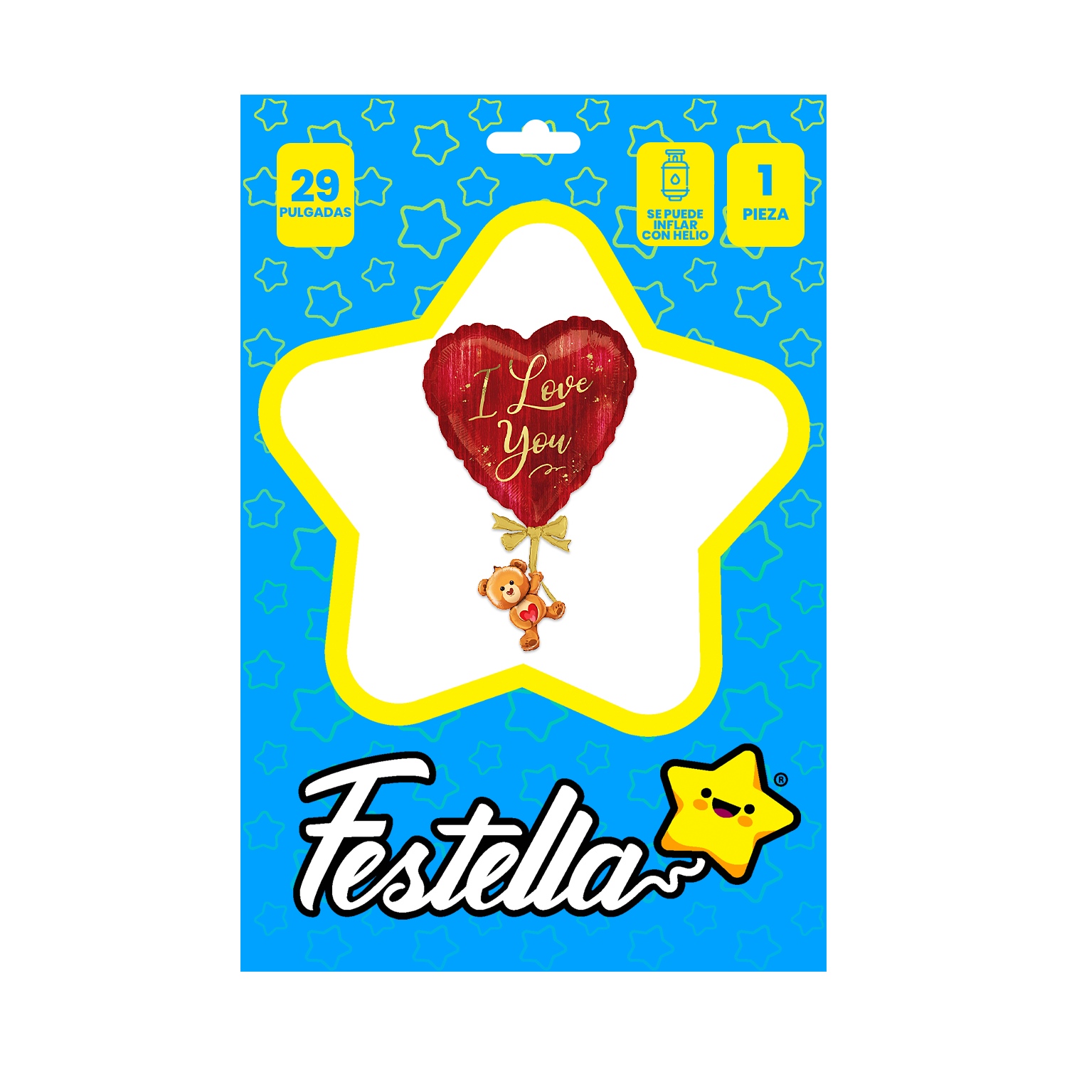 GLOBO CORAZON I LOVE YOU 29" (PQTX12)