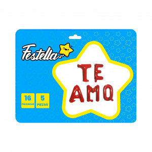 GLOBO TE AMO ROJO 16" (PQTX12):