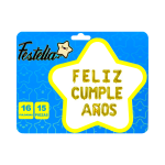 GLOBO FELIZ CUMPLEAÑOS 16" DORADO (PQTX12)