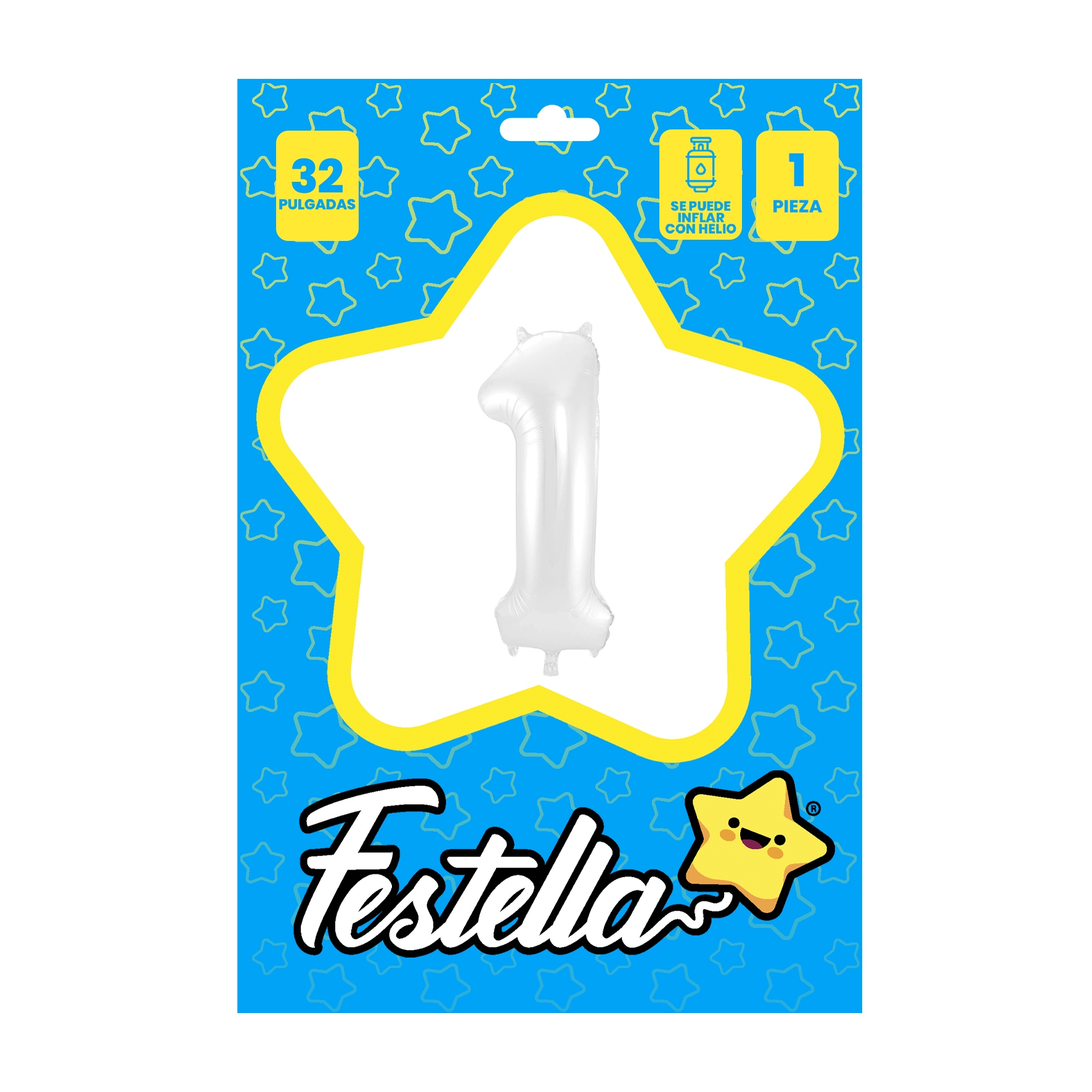 GLOBO BLANCO 32" #1;(PQTX25)