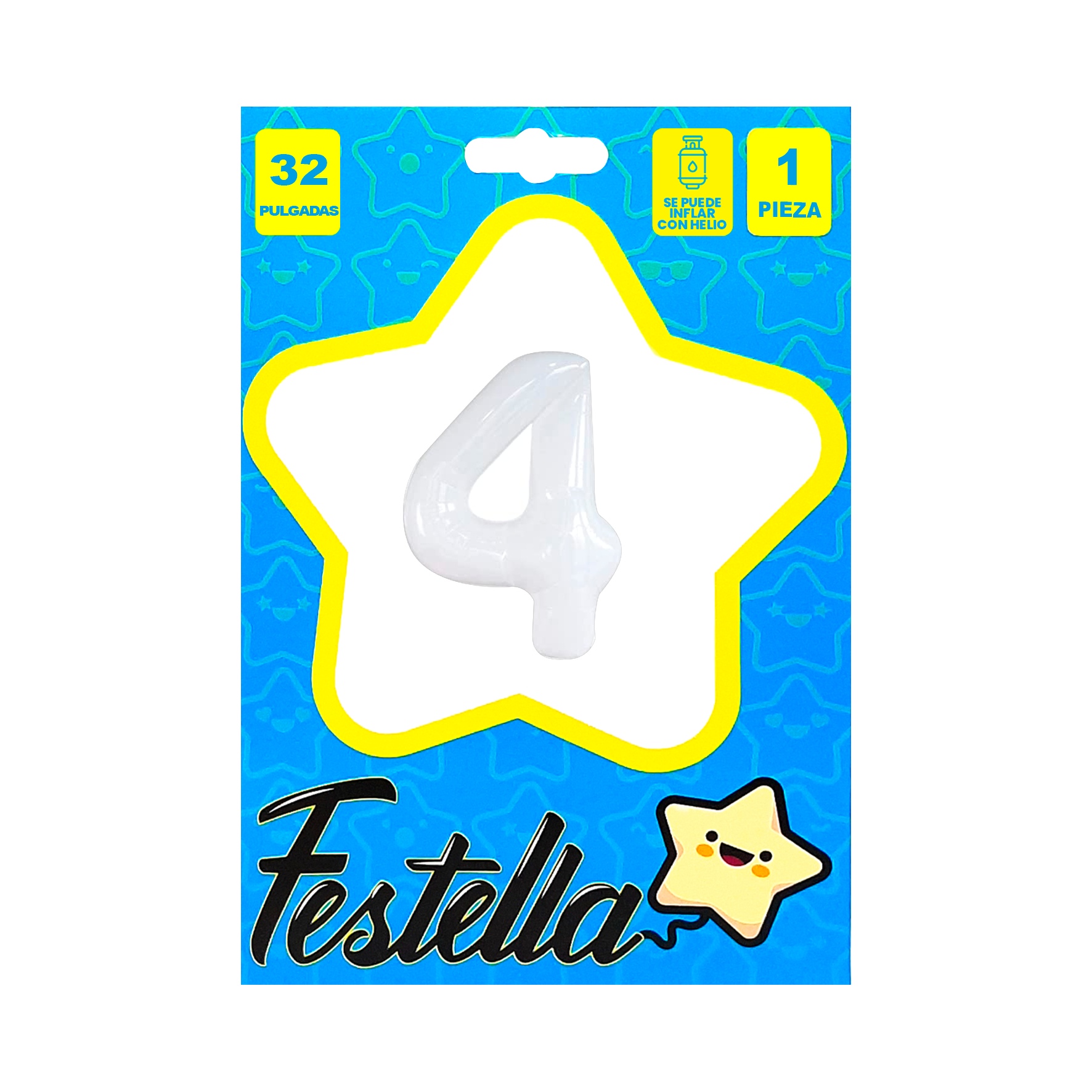 GLOBO BLANCO 32" #4(PQTX25)