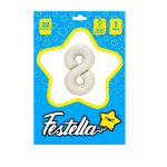 GLOBO CREMA 32" #8 (PQTX25)