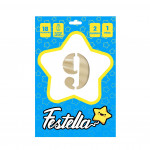 GLOBO CARAMELO 32" #9 (PQTX25)