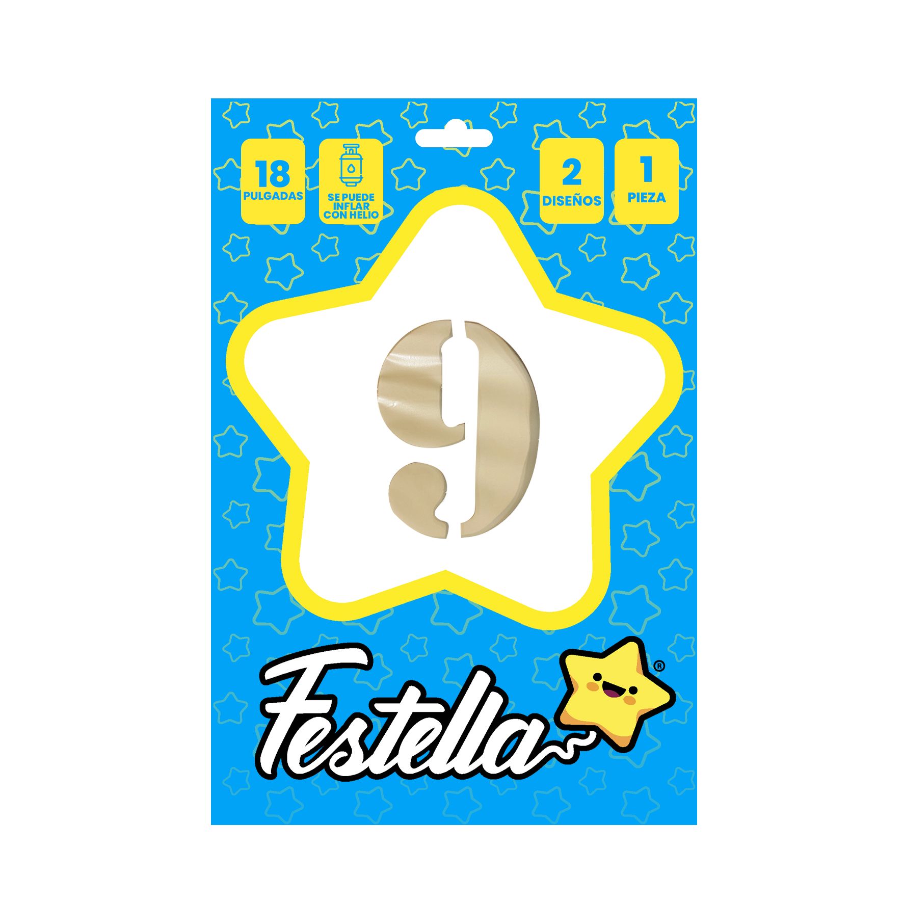 GLOBO CARAMELO 32" #9 (PQTX25)